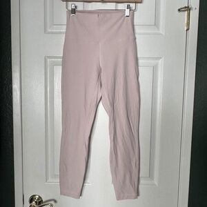 Lululemon Align HR Fully Lined 25" Pant - Flush Pink - 6